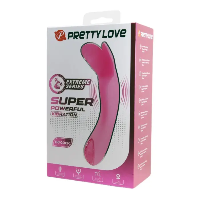 PRETTY LOVE DJ вибратор для точки G – черный