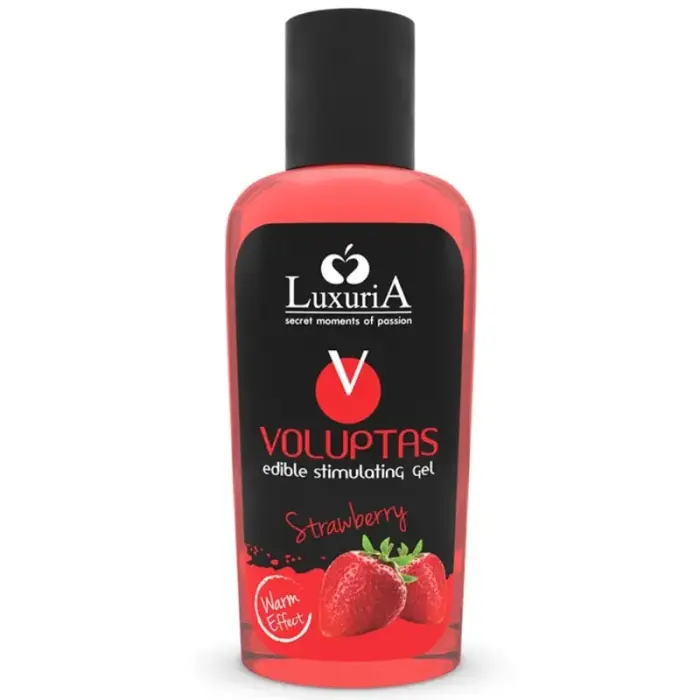 Intimateline Luxuria Voluptas Edible Warming Massage Gel Strawberry – 100 ml