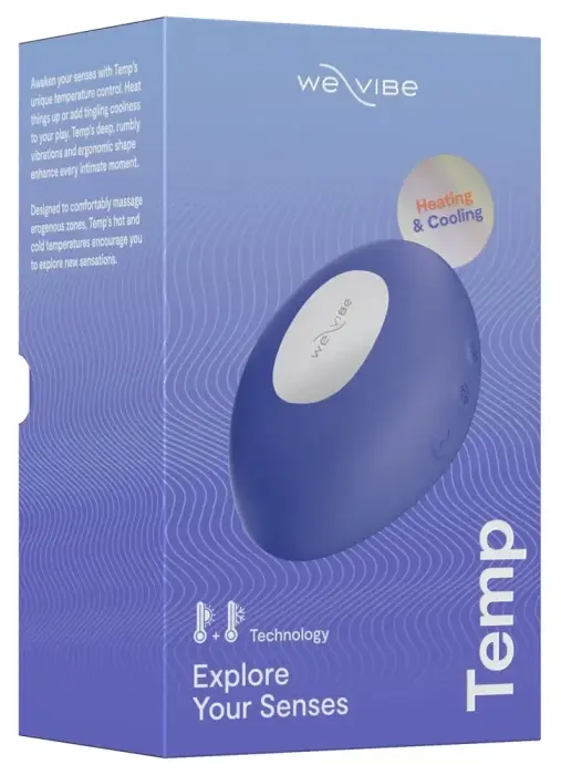 Компактный вибратор We-Vibe Temp Lavender Blue – 9.5 см (3.7″) – синий