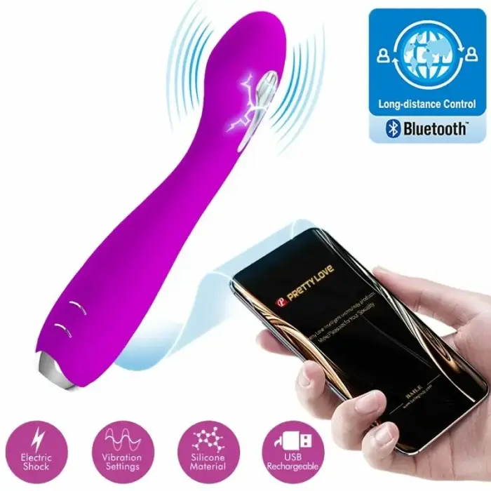 Pretty Love Hector Violet вибратор с управлением через app – фиолетовый