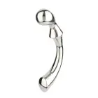Mr. Steel Deluxe G-Spot Wand – 18 cm (7.1″) – sidabrinė — Nuotrauka 4