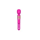 Wand вибратор с подвижным язычком – 18 cm (7″) – розово-красный — Фото 2