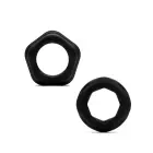 Classic Silicone Cock Rings – 2-Pack — Photo 1