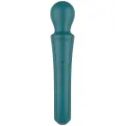 Izliekts uzlādējams wand masāžas vibrators – zaļš — Foto 6