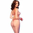 Chilirose CR 4874 Bodysuit with Open Design and Accessories – Red – L/XL — Photo 2