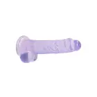 Realistlik dildo munanditega – 21 cm (8.3″) – Lilla — Foto 3