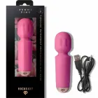 Rocks-Off Mini Rechargeable wand masāžas vibrators – 11.5 cm (4.5″) – rozā — Foto 1