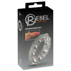 Rebel Cock Ring With Metal Balls – soft silicone cock ring with metal massage balls — Photo 1