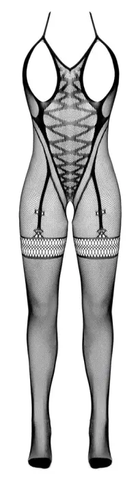 Fantasy by Cottelli võrkkangast catsuit – must – S/L Photo