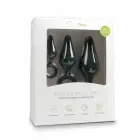 EasyToys Silicone Plug Set – 3 Sizes – Black — Photo 2