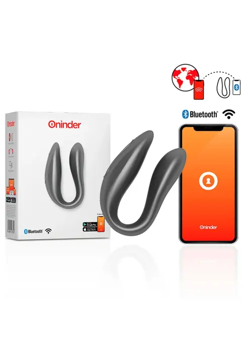 Oninder Lisboa Couples Vibrator – Grey