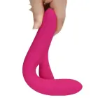 Kinky Pleasure Model Y Vibey dvigubas triušio vibratorius – 23.5 cm (9.3″) – rožinis — Nuotrauka 6