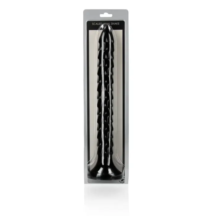 OUCH! Scaled Anal Snake Dildo – 30 cm (12″) – Black