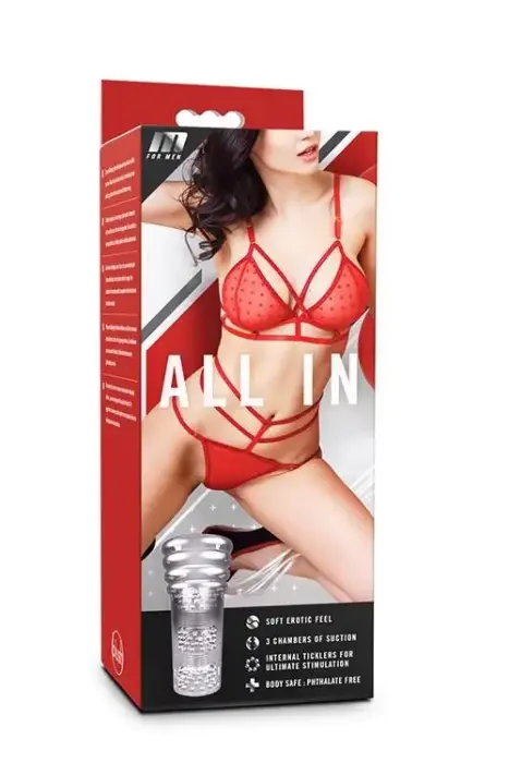 M FOR MEN ALL IN CLEAR Masturbator – Clear