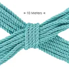 Polyester Bondage Rope - 32.8 ft / 10 m - Blue Foto 1