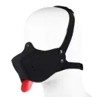 Neoprene Puppy Dog Mouth Mask – Black — Photo 3