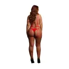Stupid Cupid südamekujulised keharakmed Queen Size – punased — Foto 4