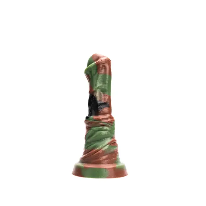 Kiotos Revolt Green Army 02 Small – silikona dildo – 19,5 cm