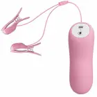 Baile Romantic Wave – adjustable vibrating nipple clamps with electro-stimulation – black — Photo 2