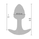 ToyJoy Crystal Butt Plug – S – Pink — Photo 3