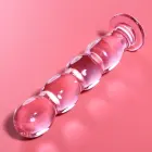 Ibiza Nebula Series Model 10 stiklinis dildo – 16.5 cm (6.5″) – rožinis — Nuotrauka 2