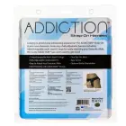 Addiction – reguliuojami strap-on diržai su PowerBullet – juodi – vienas dydis — Nuotrauka 4