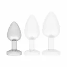 Easytoys Anal Collection Butt Plug LED Small Silver 7cm Compact Design — Photo 9