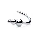 Anaalkonks helmestega – 15 cm (6″) – Must — Foto 4
