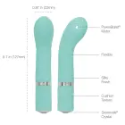 Pillow Talk Racy Teal G-punkta vibrators – 13 cm (5″) – tirkīza Foto 6