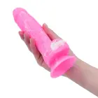Addiction Brandon pimedas helendav dildo – 19 cm (7.5″) – roosa — Foto 4