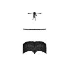 Magic Silk Exposed Triangle Bra and Cheeky Brief Set – Black – L/XL — Photo 5