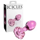 Icicles Nr. 48 – Stiklinis dildo – 8.9 cm – Clear Photo