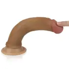 LoveToy Dual Layered Platinum Silicone Cock – realistlik kahekihiline dildo – silikoon – 17,8 cm — Foto 8