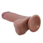 BAILE Sliding Skin Realistic Dildo – 20.5 cm (8.1″) – Skin — Photo 9
