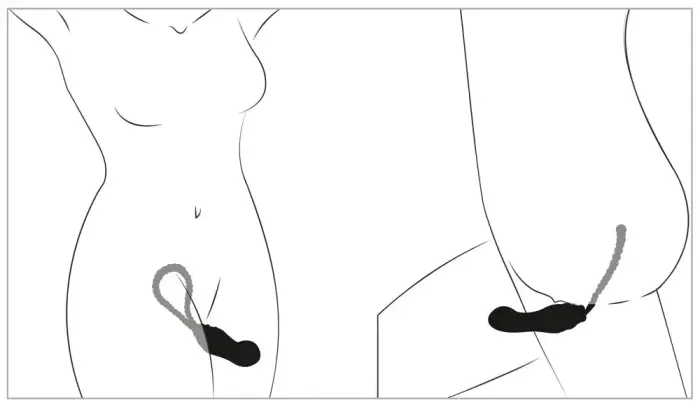 Black Velvets Perfect Fit bez siksnām strap-on dildo – 22 cm Foto 10