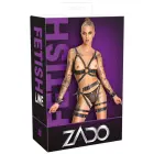 ZADO Leather Harness Set – Black – S/M — Photo 1