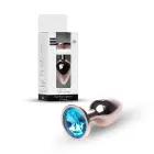 Plug-Jewellery Red Gold Anal Plug – 7 cm (2.8″) – Blue — Photo 9
