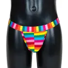 Rimba – men's rainbow thong – multicolour – one size — Photo 3