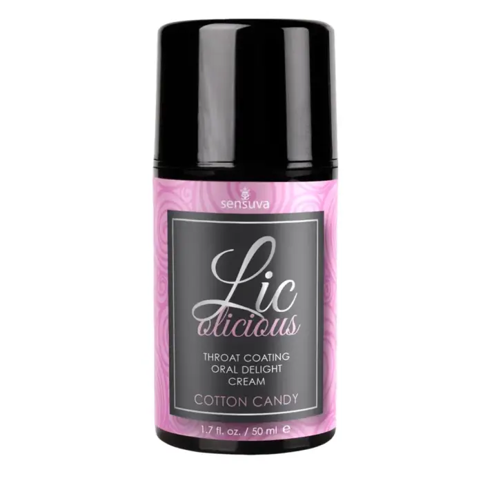 Sensuva Lic-o-licious Cotton Candy valgomas oralinis kremas – 50 ml