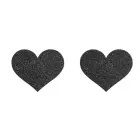 Bijoux Indiscrets Flash Heart – reusable body stickers – black — Photo 1