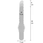 Anaalne tõukav vibraator – 37 cm – must — Foto 2