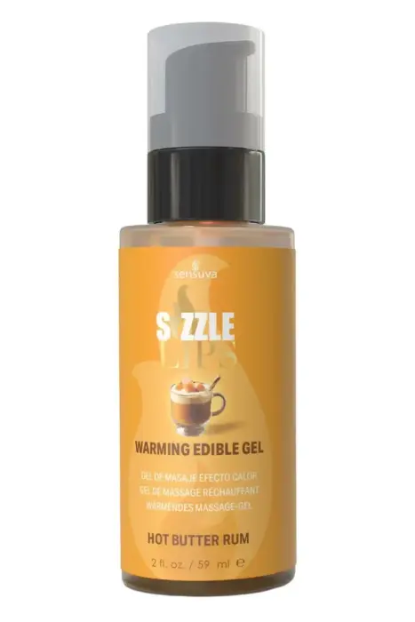 Sensuva Sizzle Lips – söödav soojendav geel – võirum – 59 ml