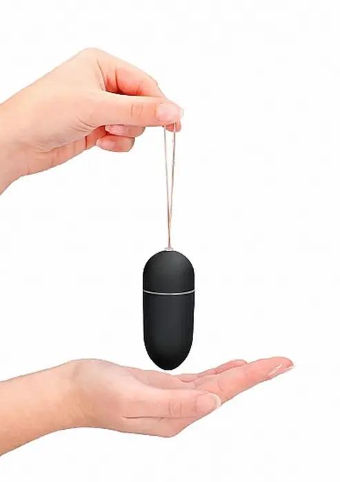 10 Speed Remote Vibrating Egg – 8 cm (3.1″) – Black Photo