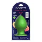 FORTO F-98R Rattler Cone anālais spraudnis ar piesūcekni – L – Zaļš — Foto 5