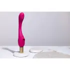 Mirai dubultais pulsa viļņu gaisa viļņu elastīgais vibrators – rozā Foto 7