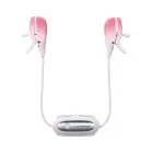 Gemini regulējamas vibrējošas krūtsgala knaibles – baltas Foto 1