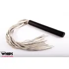 WHIPS плеть из натуральной кожи – белая – 80 см — Фото 2