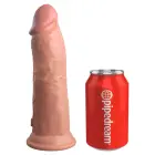 King Cock Elite Dual Density Vibrating Model with Suction Cup – 22 cm (8.6″) – Skin — Photo 2