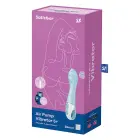 Satisfyer Air Pump Vibrator 5 App-Controlled надувной силиконовый дилдо – 20.5 cm (8.1″) – фиолетовый — Фото 2