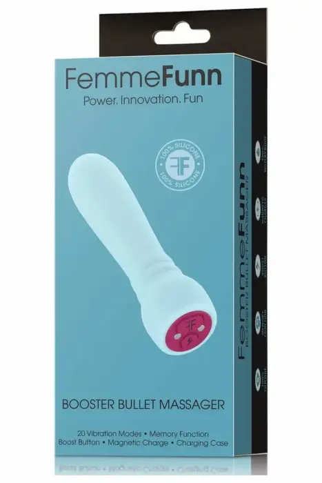 FemmeFunn Booster Bullet вибропуля – 10.9 cm (4.3″) – Синий
